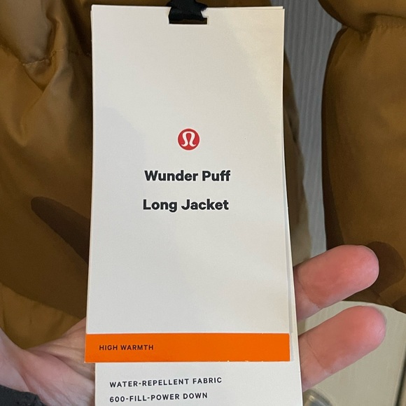 Lululemon Wunder puff long jacket - Picture 3 of 3